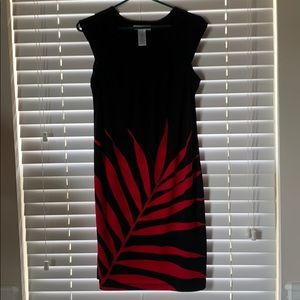 Ladies black & red dress
